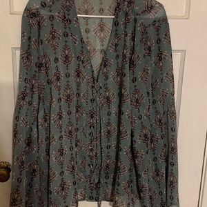 Maurice’s long sleeve shimmer top